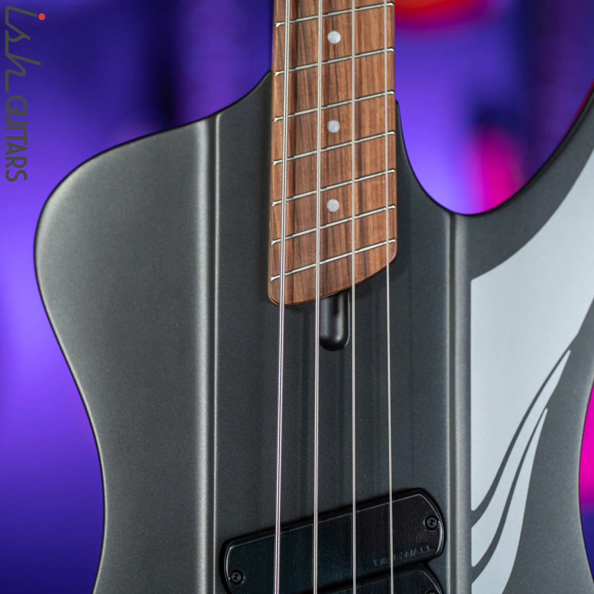 Dingwall D-Roc Standard 4-String Matte Metallic Black - Image 3