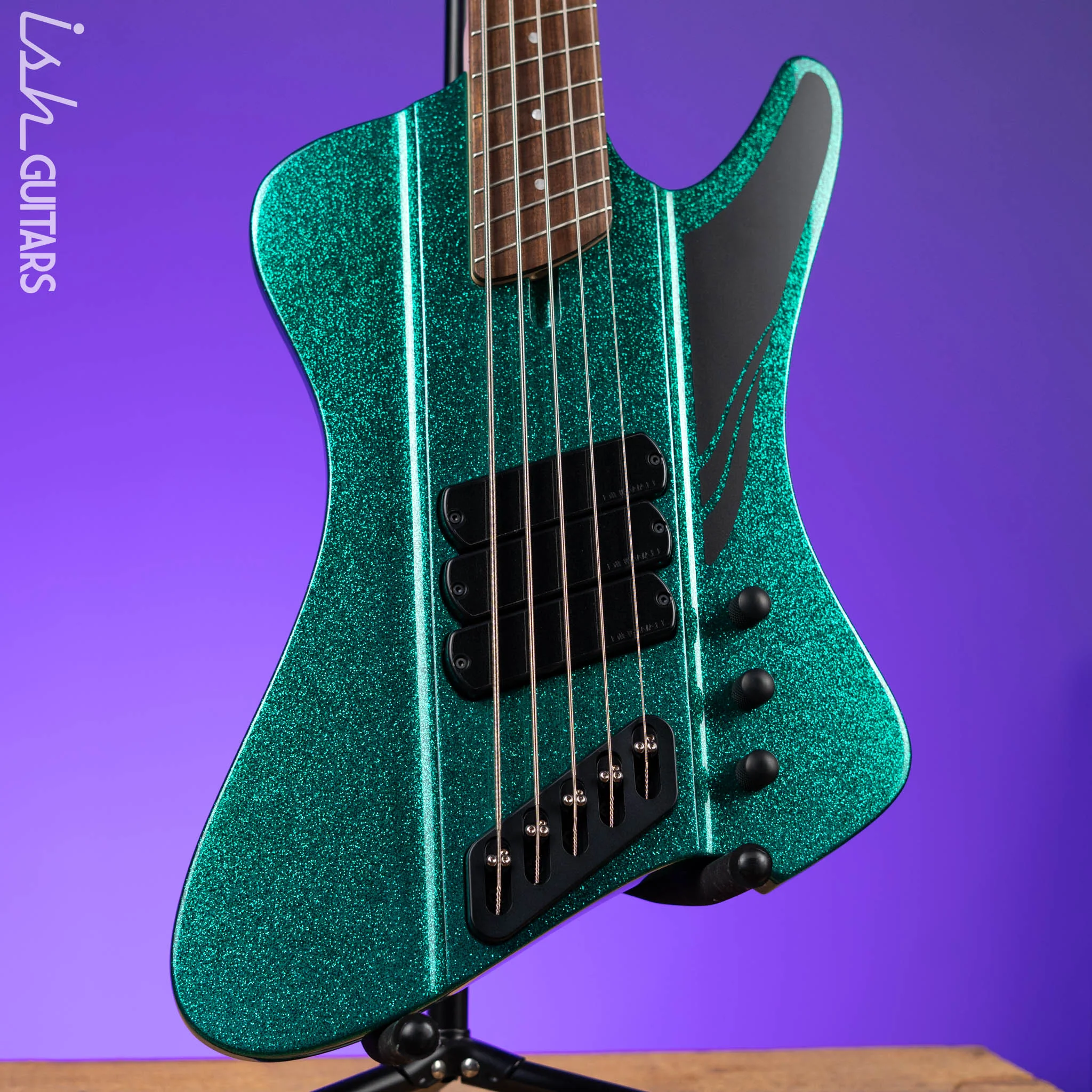 Dingwall D-Roc Standard 5-String Bass Aquamarine Metalflake Gloss