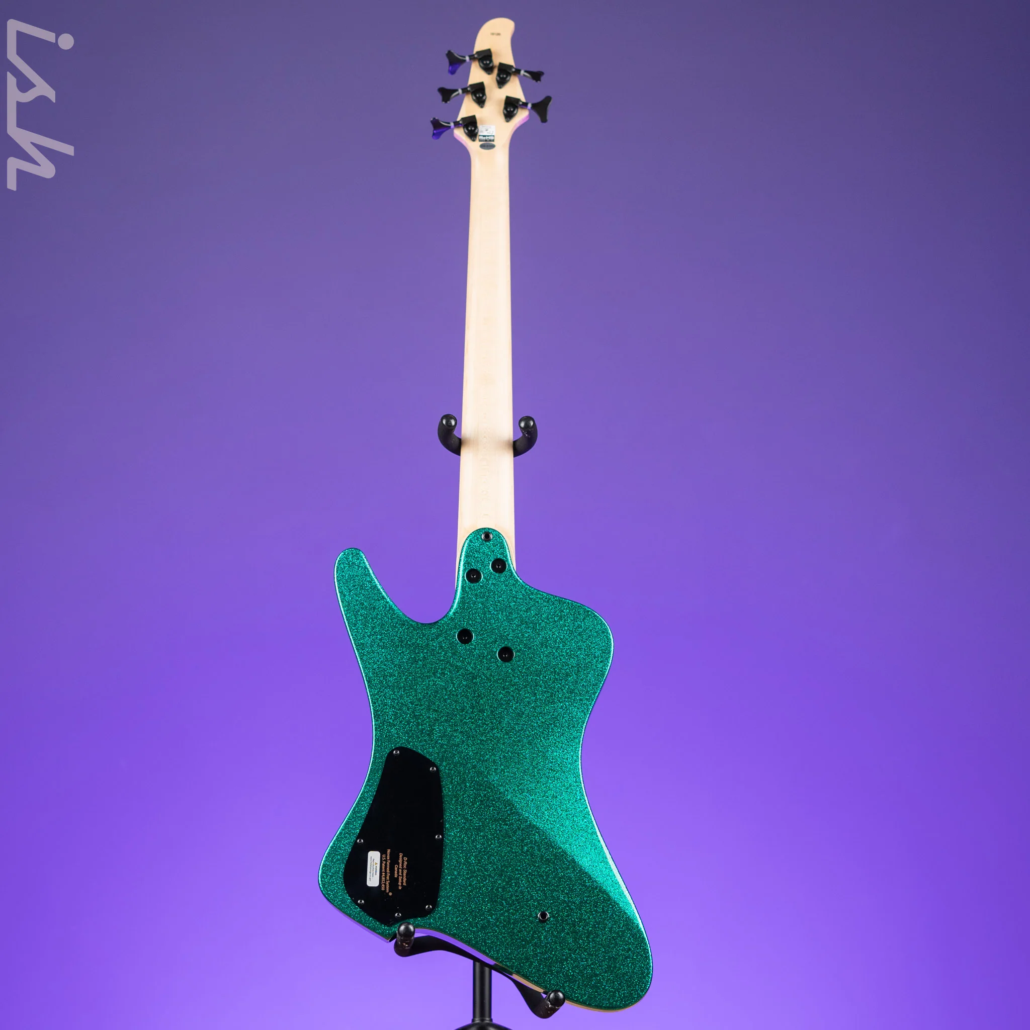 Dingwall D-Roc Standard 5-String Bass Aquamarine Metalflake Gloss - Image 6
