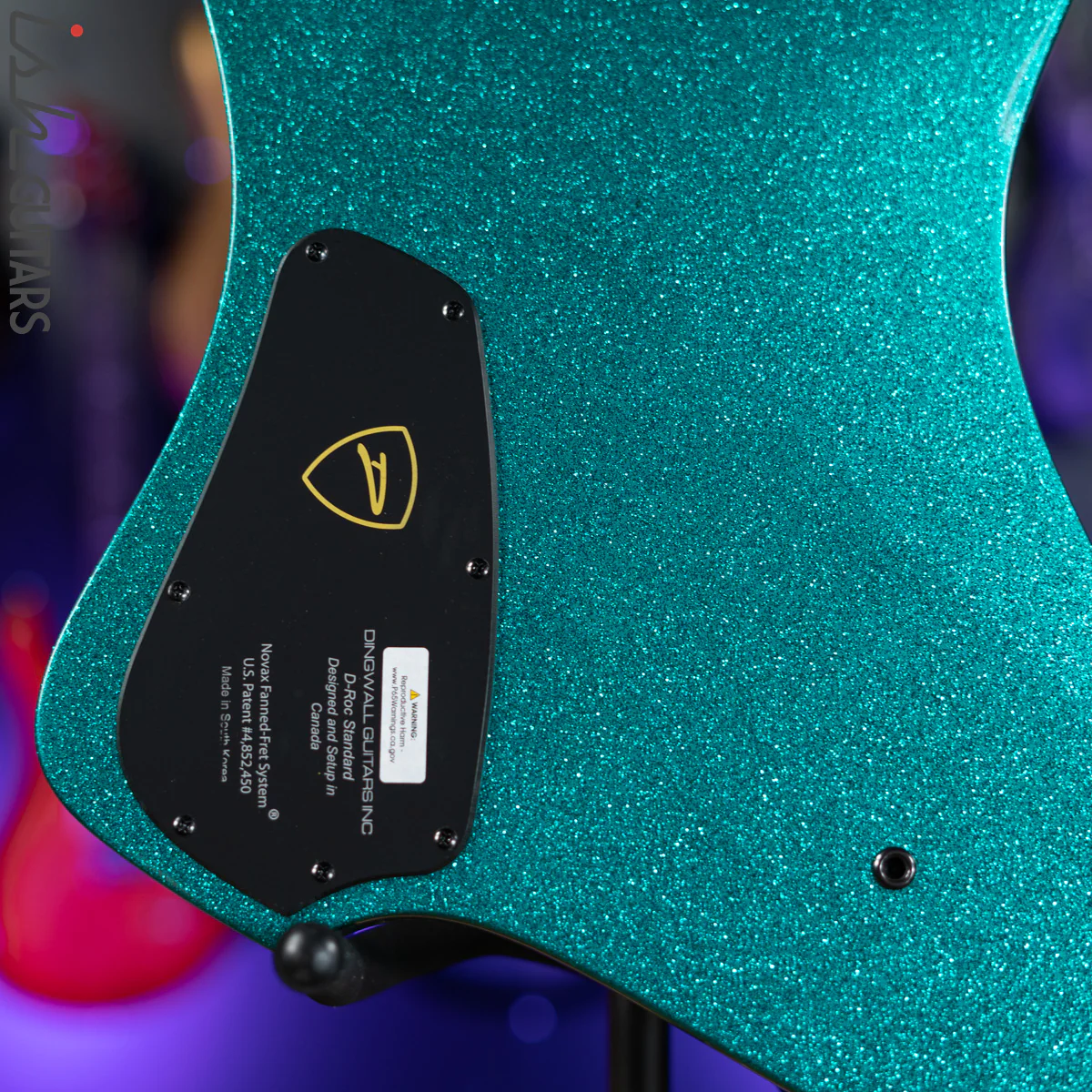 Dingwall D-Roc Standard 5-String Bass Aquamarine Metalflake Gloss - Image 9