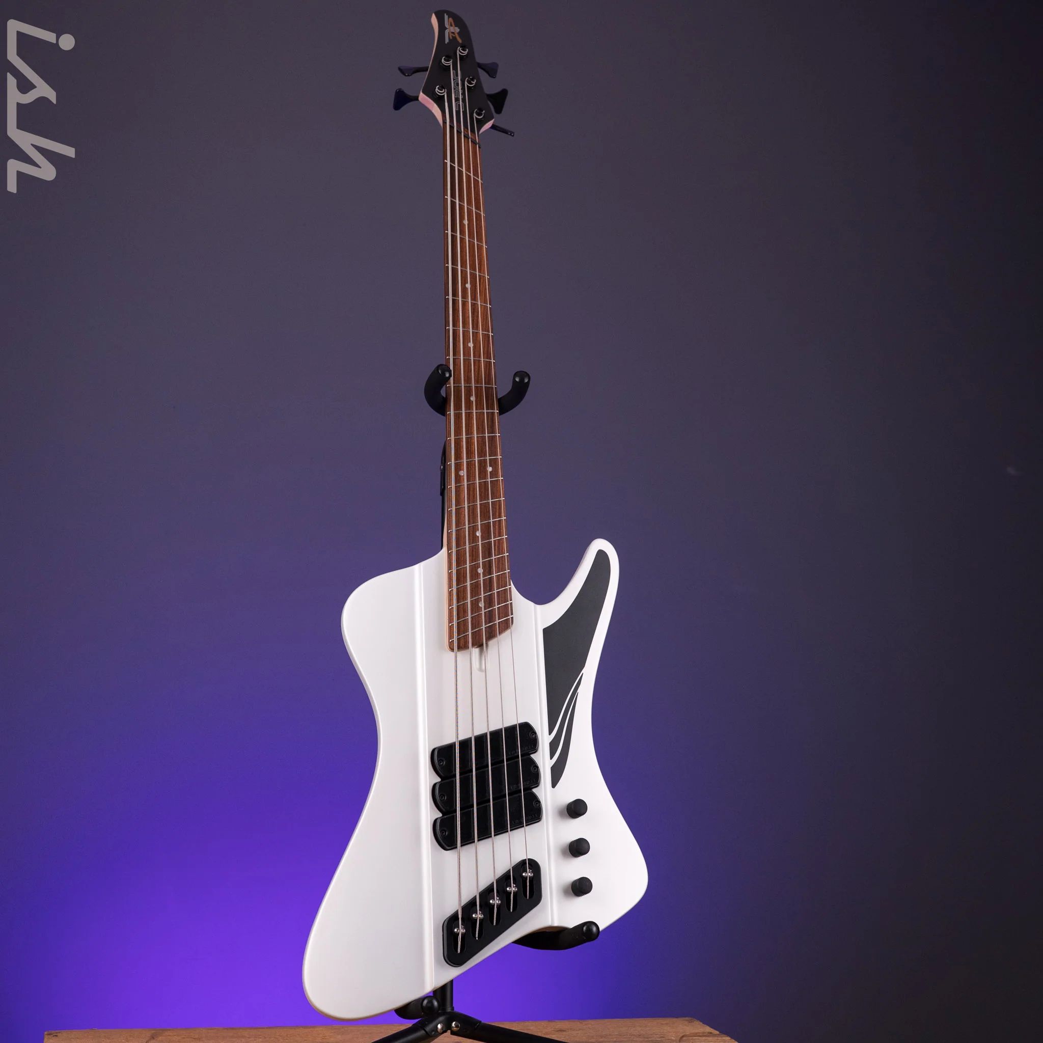 Dingwall D-Roc Standard 5-String Bass Ducati Pearl White - Image 2