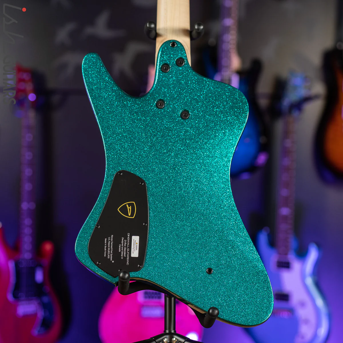 Dingwall D-Roc Standard 5-String Bass Gloss Aquamarine Metalflake - Image 8