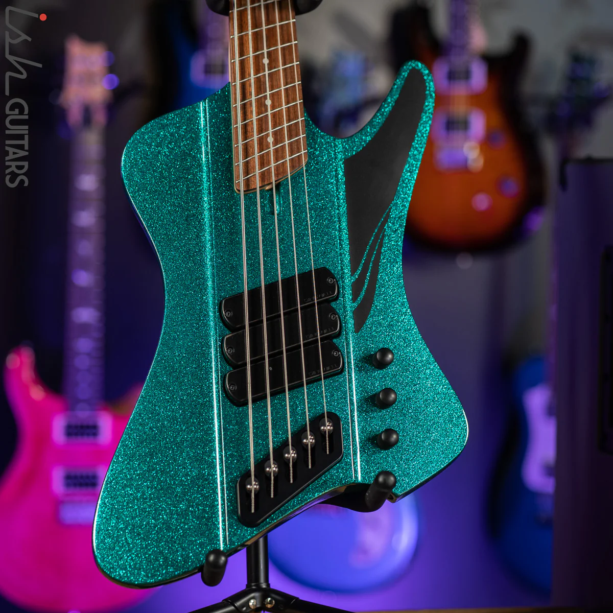 Dingwall D-Roc Standard 5-String Bass Gloss Aquamarine Metalflake