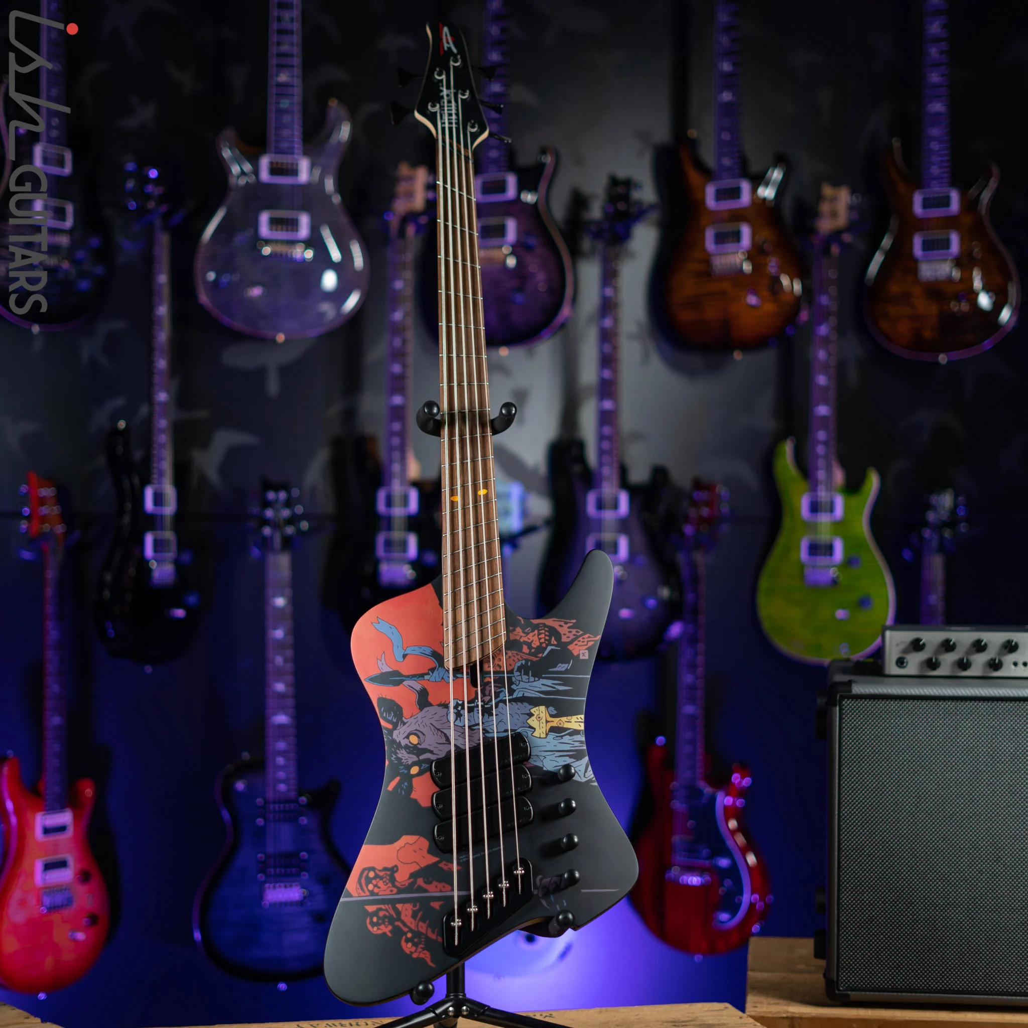 Dingwall D-Roc Standard 5-String Bass Hellboy Graphic - Image 2