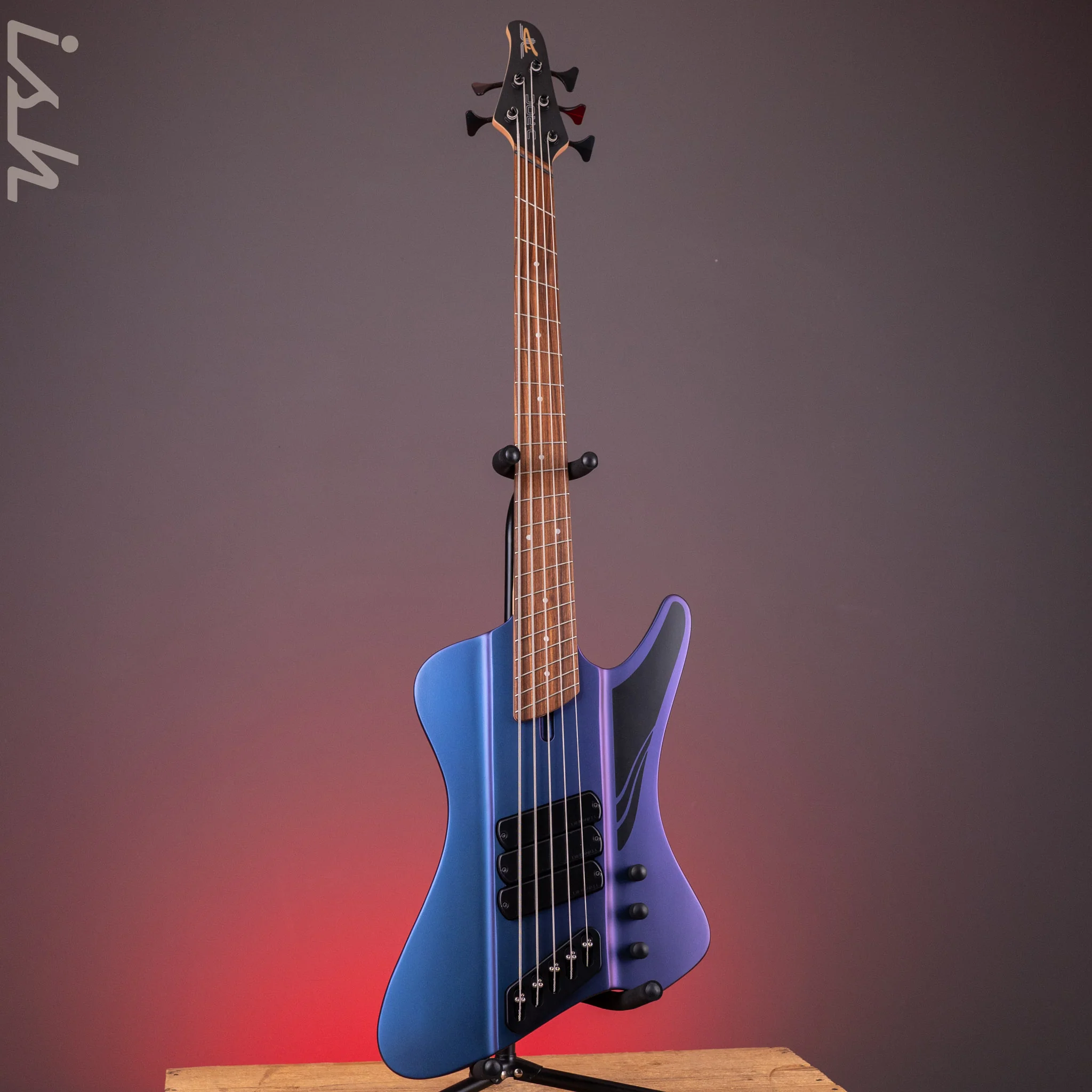 Dingwall D-Roc Standard 5-String Bass Matte Blue to Purple Colorshift B-Stock - Image 2