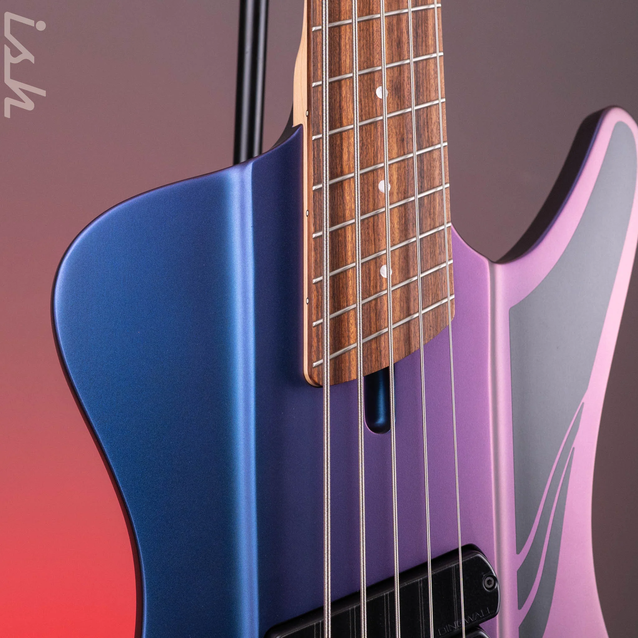 Dingwall D-Roc Standard 5-String Bass Matte Blue to Purple Colorshift B-Stock - Image 3