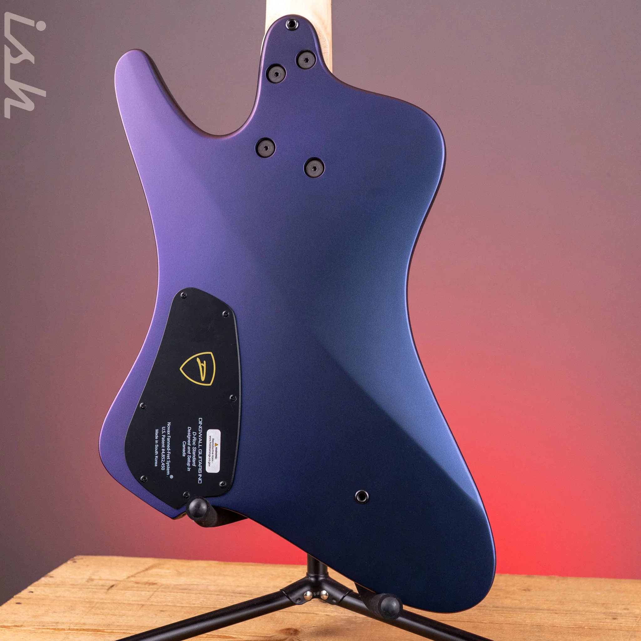 Dingwall D-Roc Standard 5-String Bass Matte Blue to Purple Colorshift B-Stock - Image 8