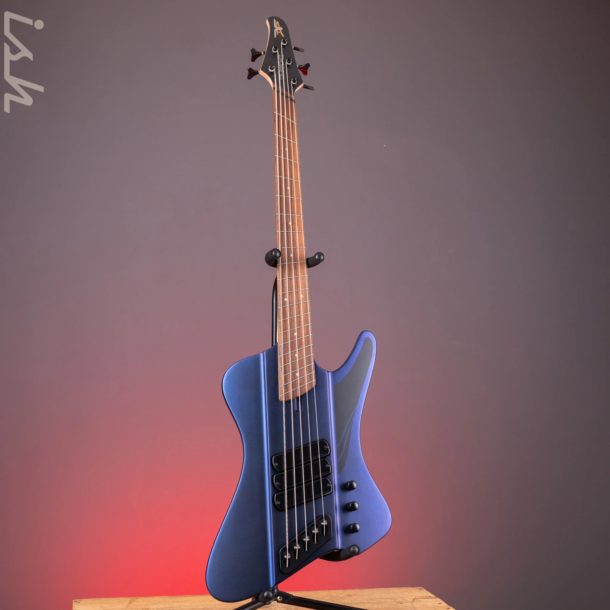 Dingwall D-Roc Standard 5-String Bass Matte Blue to Purple Colorshift B-Stock - Image 2