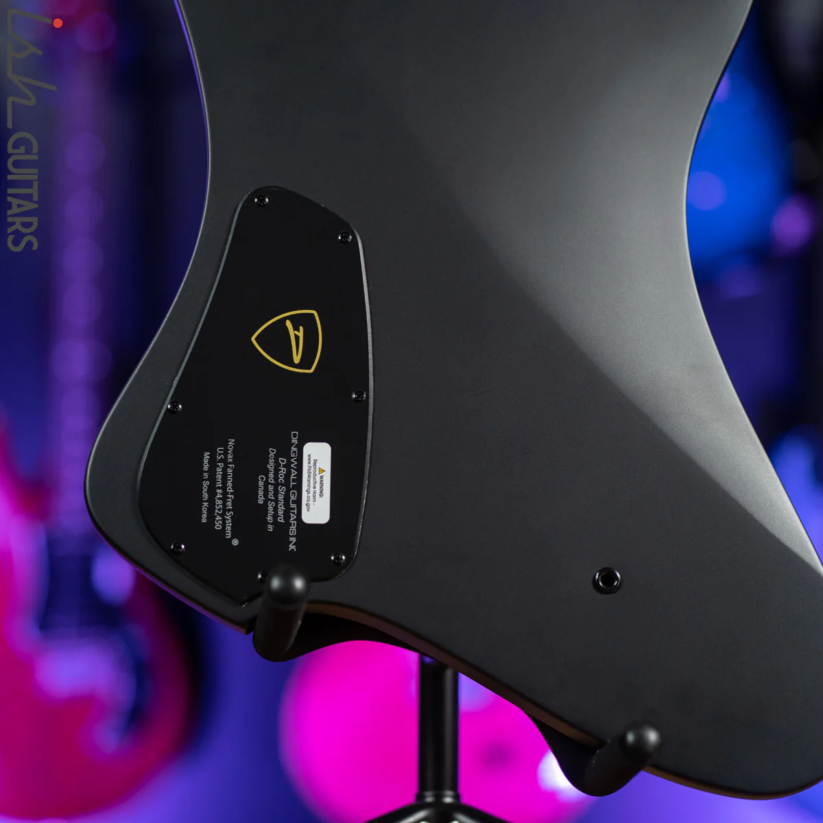 Dingwall D-Roc Standard 5-String Bass Matte Metallic Black - Image 10