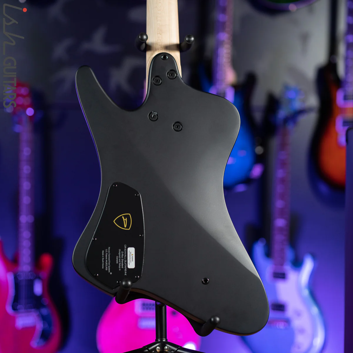 Dingwall D-Roc Standard 5-String Bass Matte Metallic Black - Image 8