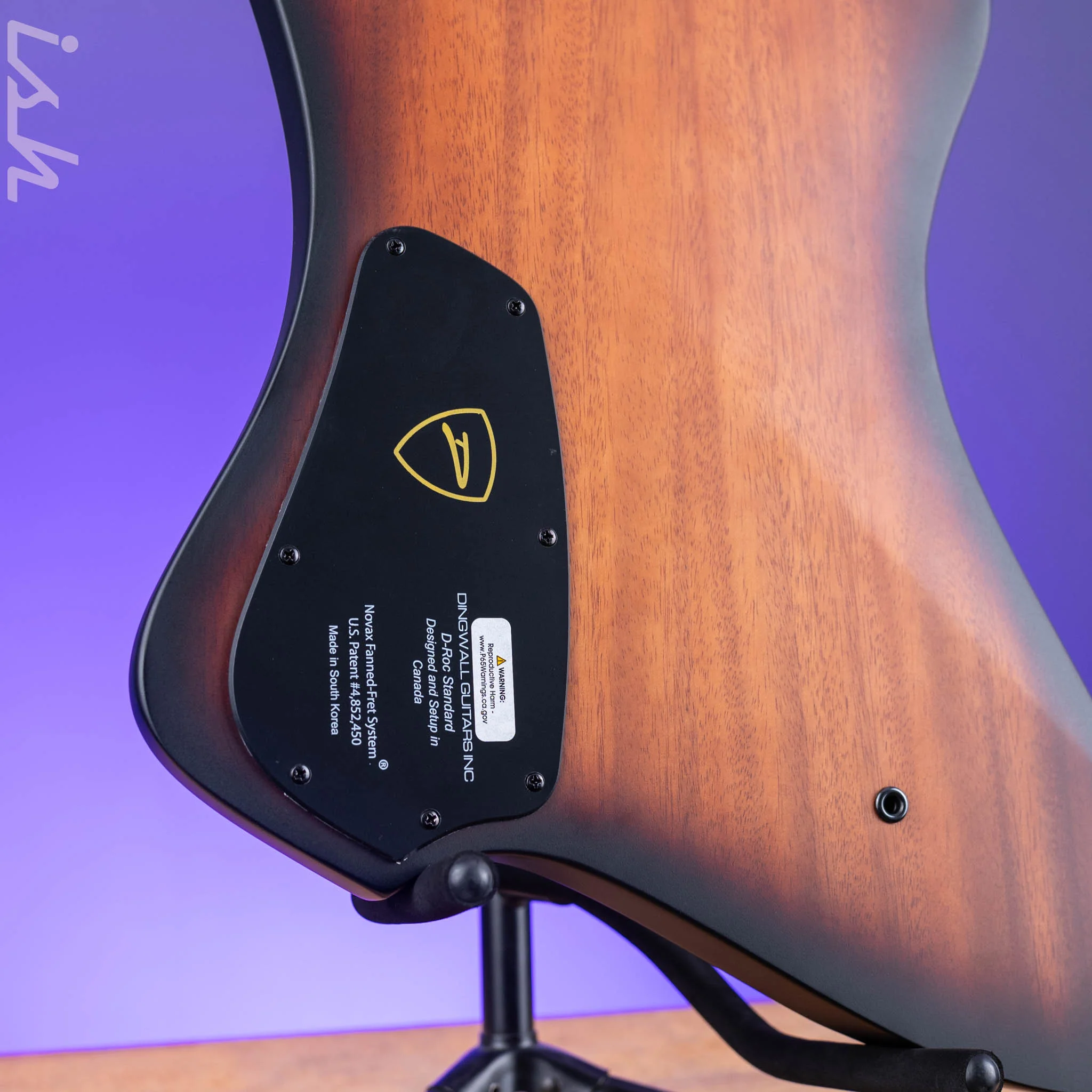 Dingwall D-Roc Standard 5-String Bass Matte Vintageburst - Image 9
