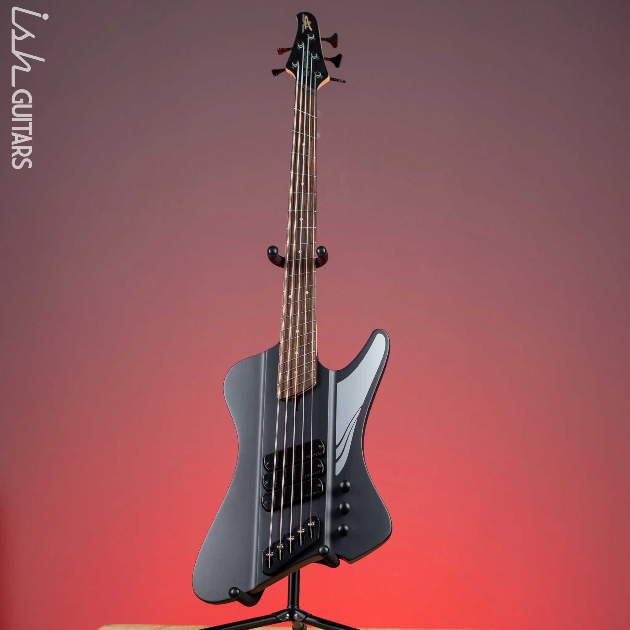 Dingwall D-Roc Standard 5-String Bass Metallic Black - Image 2