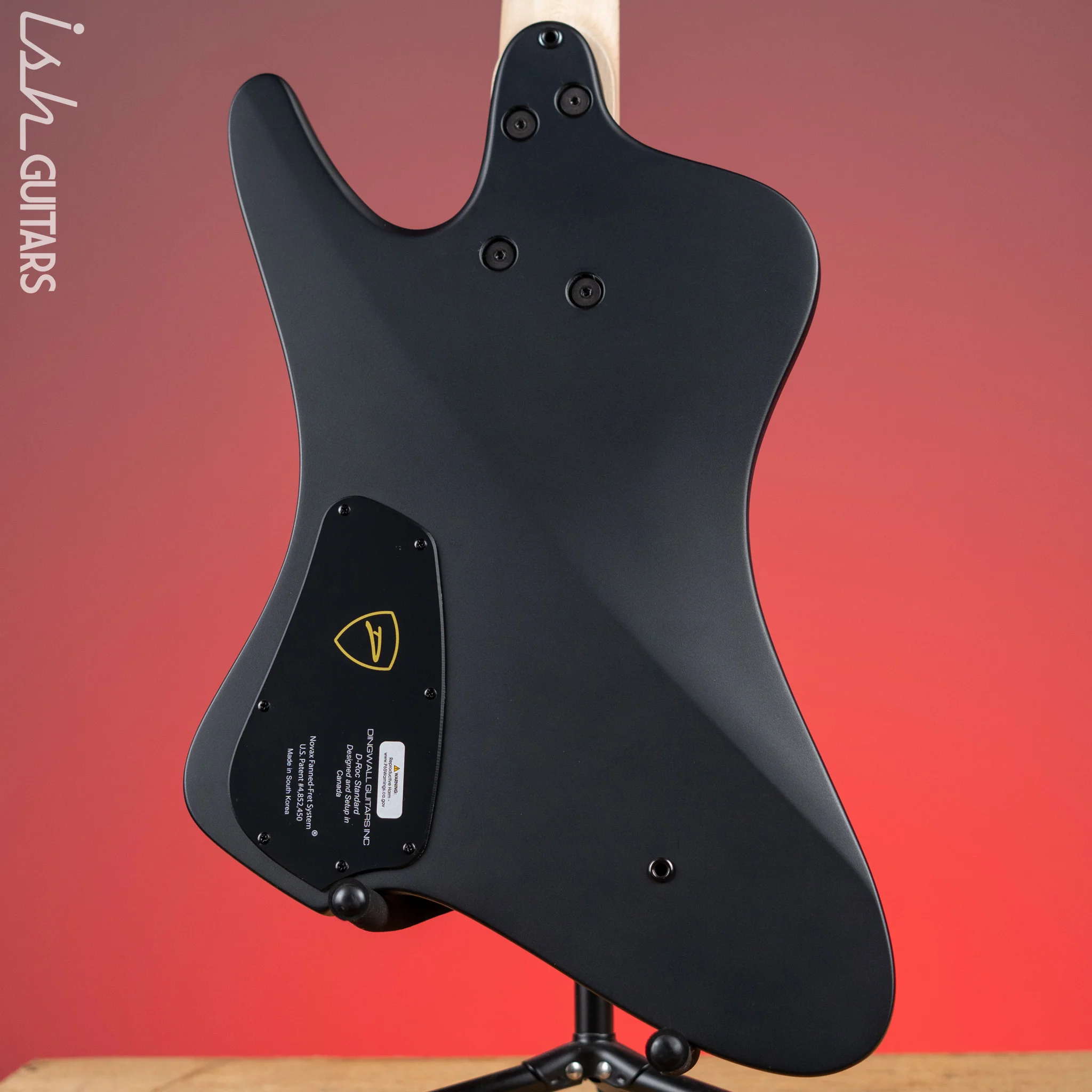 Dingwall D-Roc Standard 5-String Bass Metallic Black - Image 7