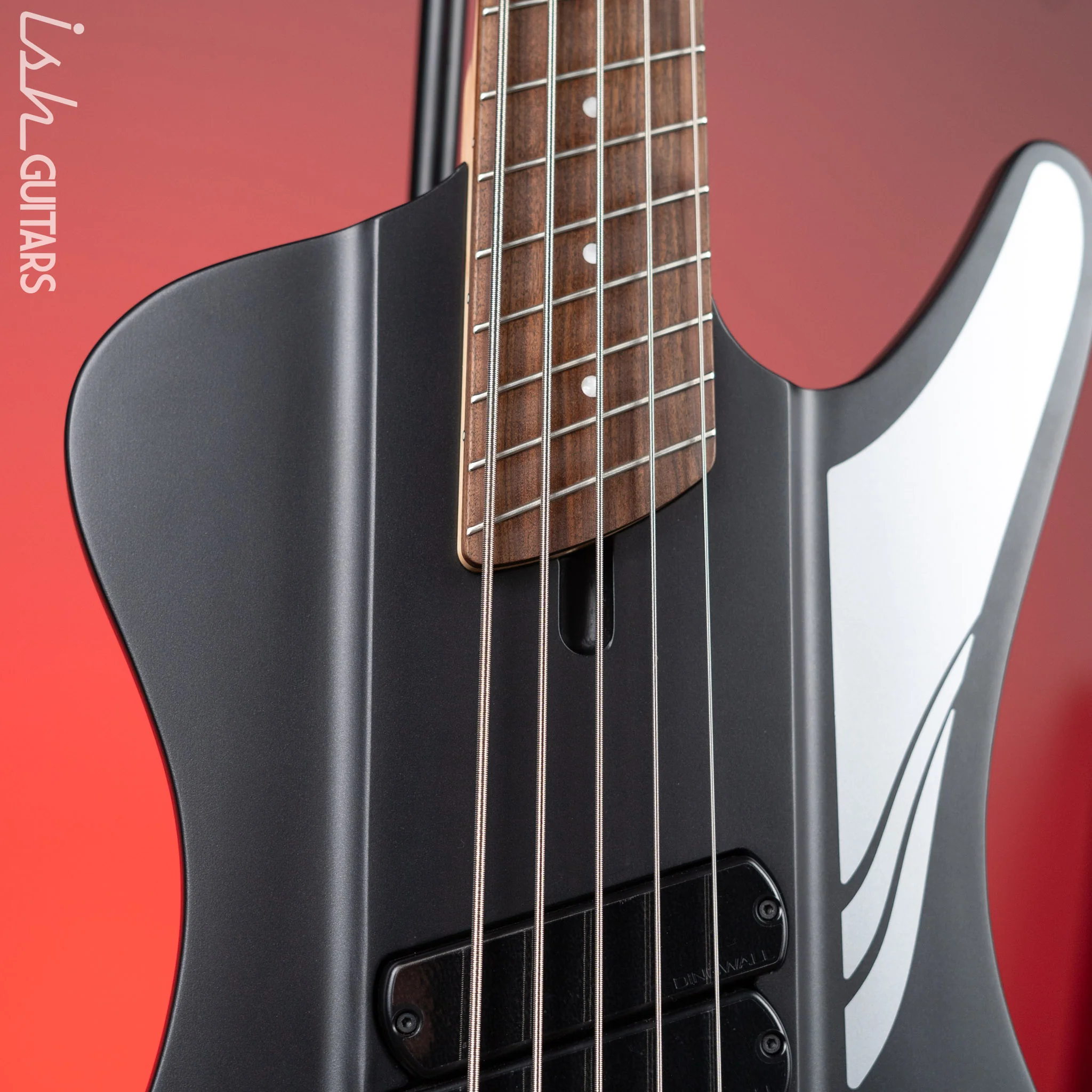 Dingwall D-Roc Standard 5-String Bass Metallic Black Matte - Image 3