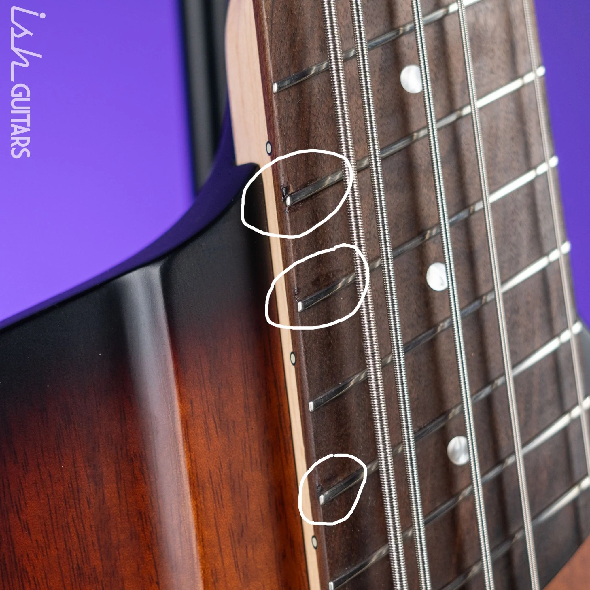 Dingwall D-Roc Standard 5-String Bass Vintageburst - Image 4