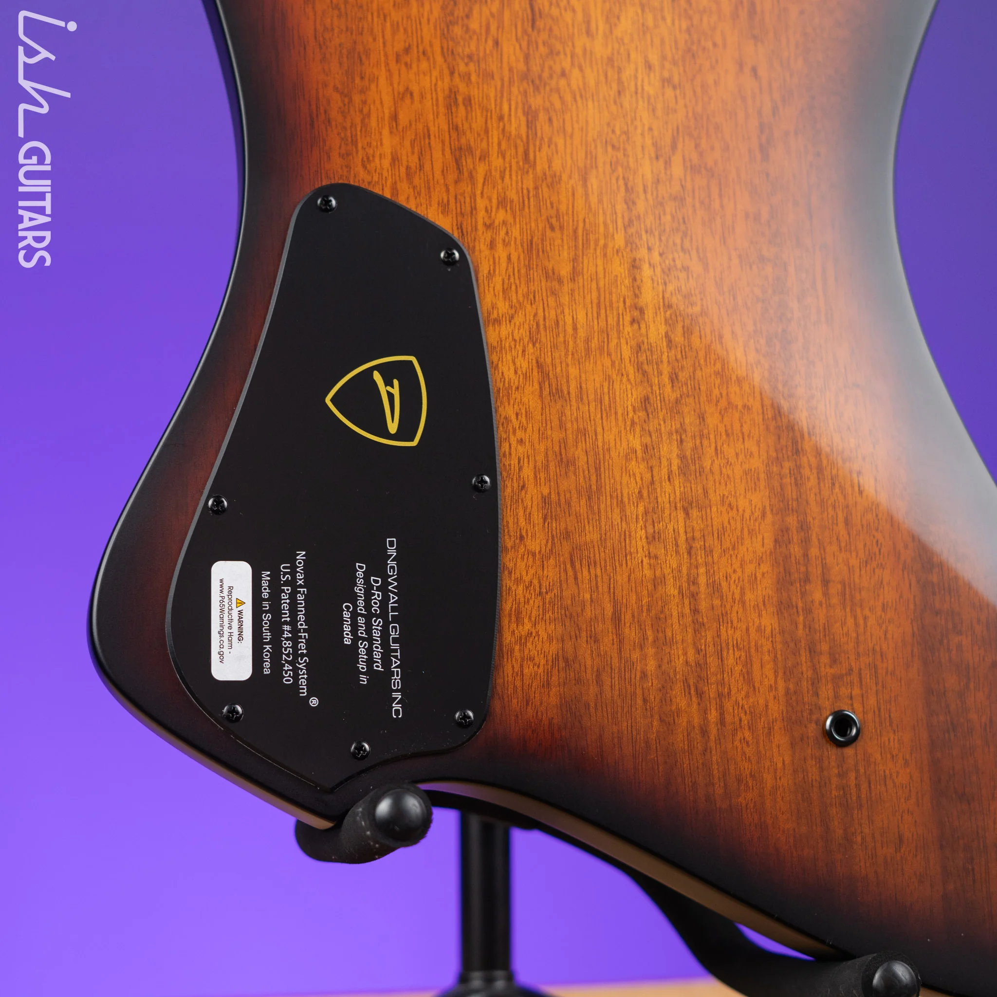 Dingwall D-Roc Standard 5-String Bass Vintageburst - Image 9
