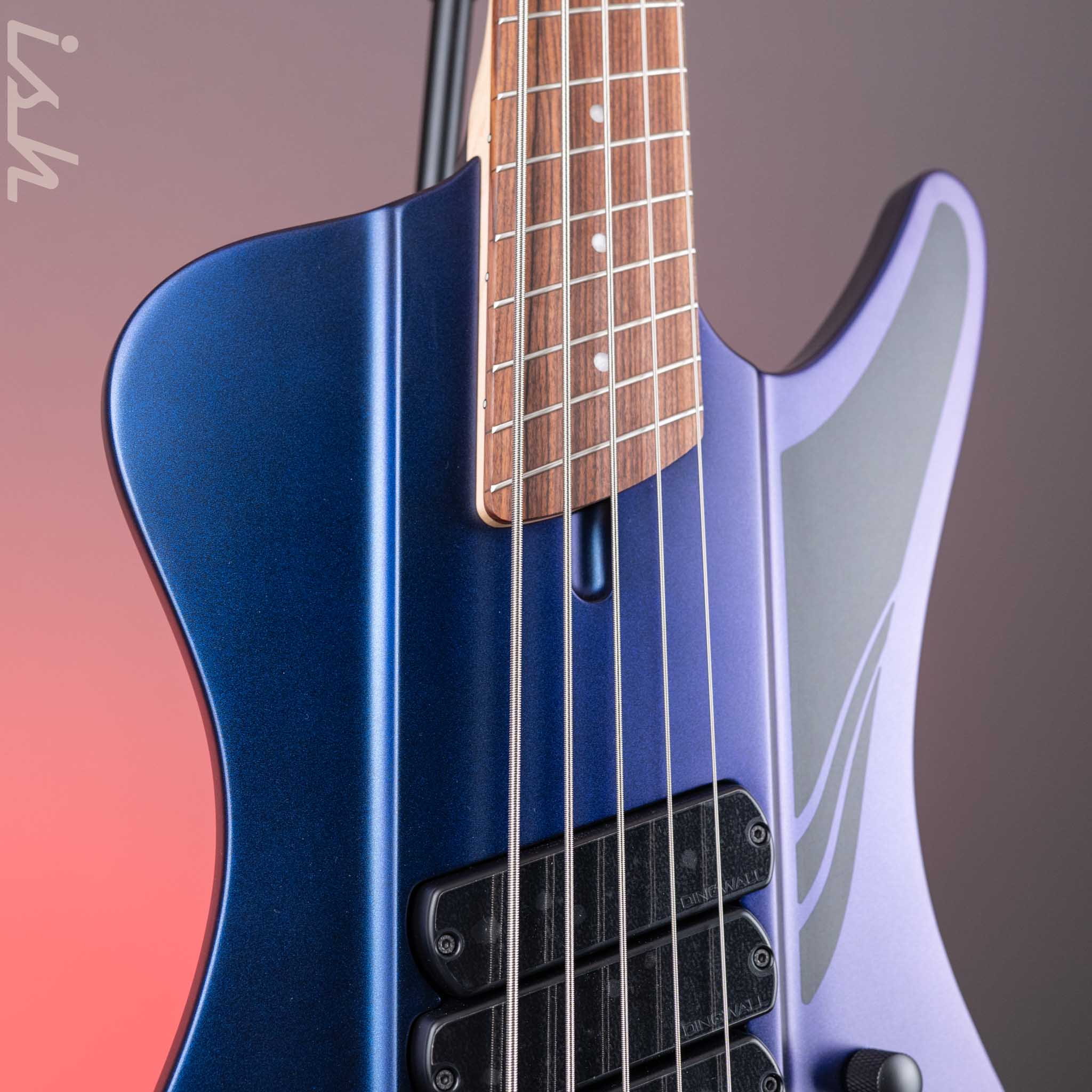 Dingwall D-Roc Standard 5-String Matte Blue to Purple Colorshift - Image 3