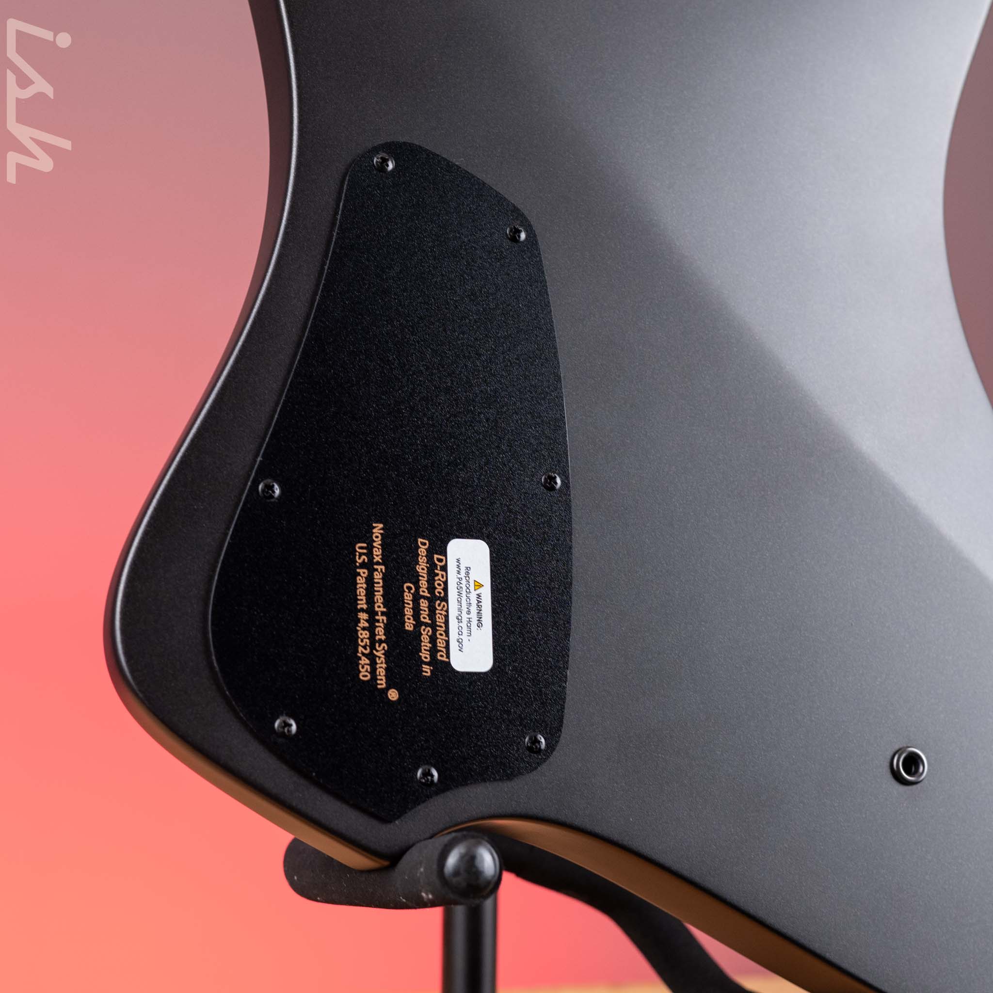 Dingwall D-Roc Standard 5-String Matte Metallic Black - Image 8