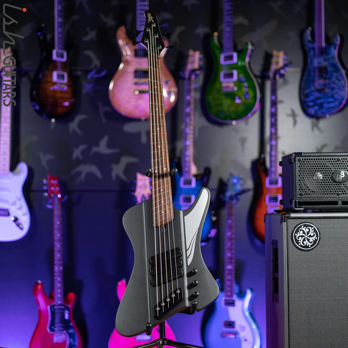 Dingwall D-Roc Standard 5-String Matte Metallic Black - Image 2