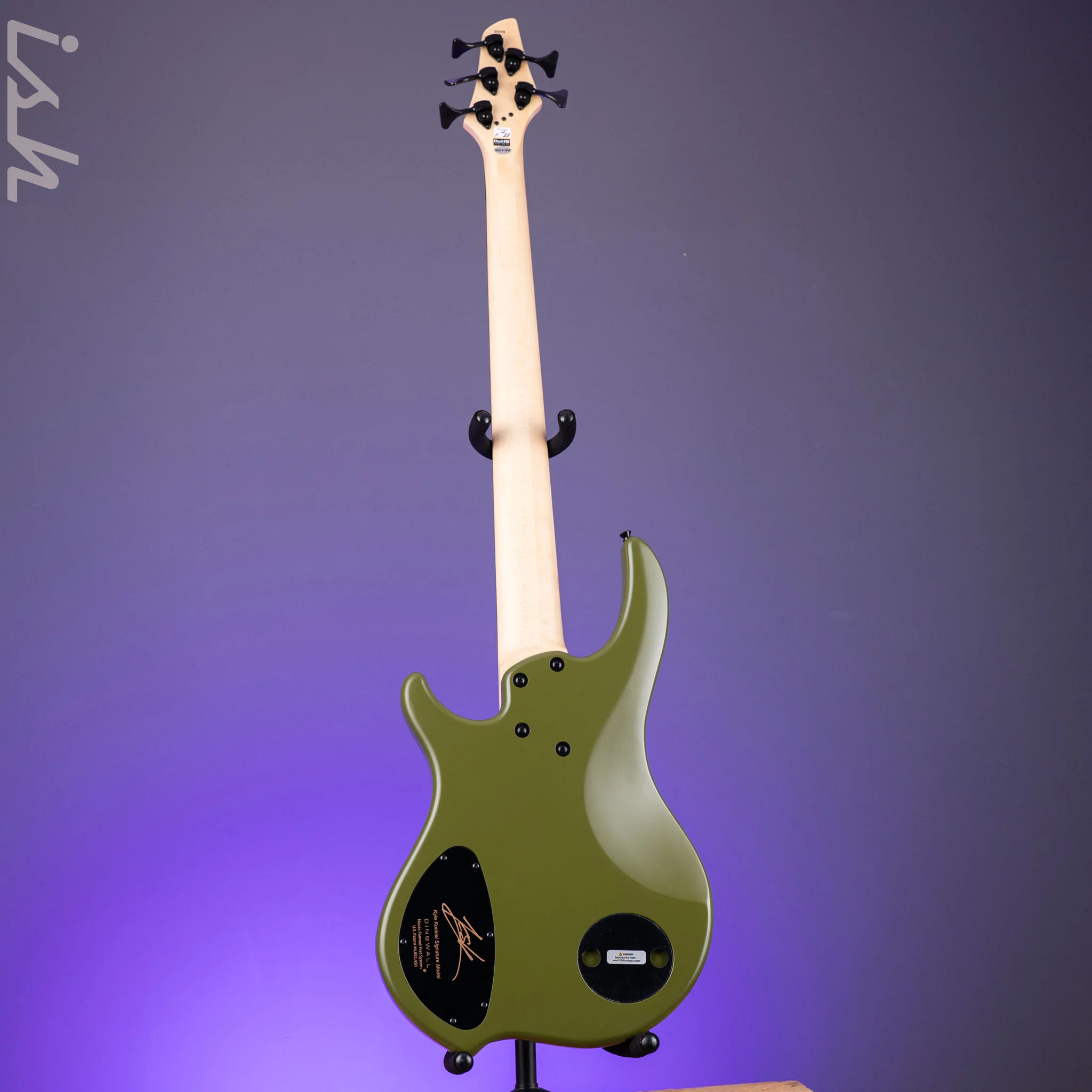 Dingwall Kyle Konkiel Combustion 5-String Bass Matte Army Green - Image 7