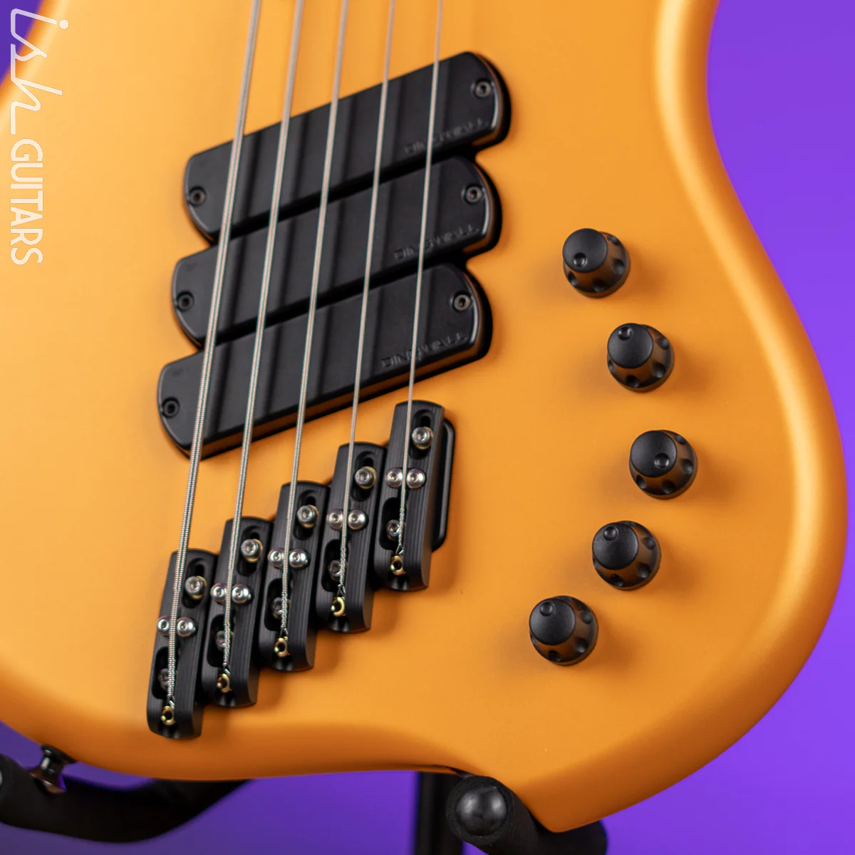 Dingwall Lee Sklar Signature 5-String Bass Matte Lambo Orange - Image 5