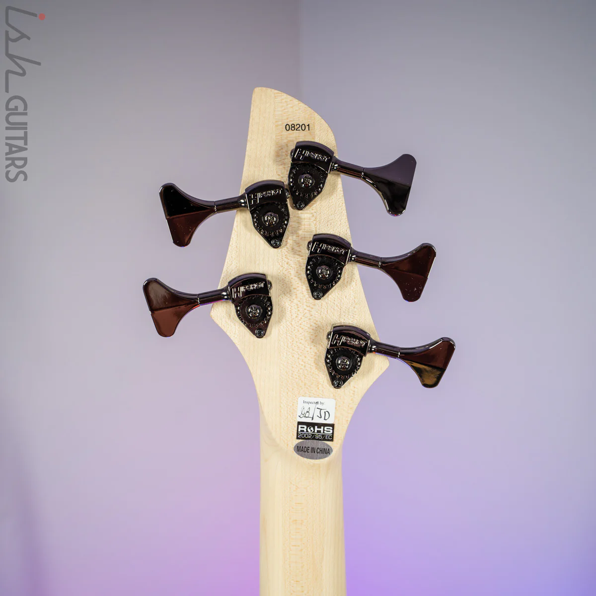 Dingwall 10th Anniversary Combustion LEFT HANDED 5-String 3 PUP Amethystburst Pau Ferro Fretboard - Image 12