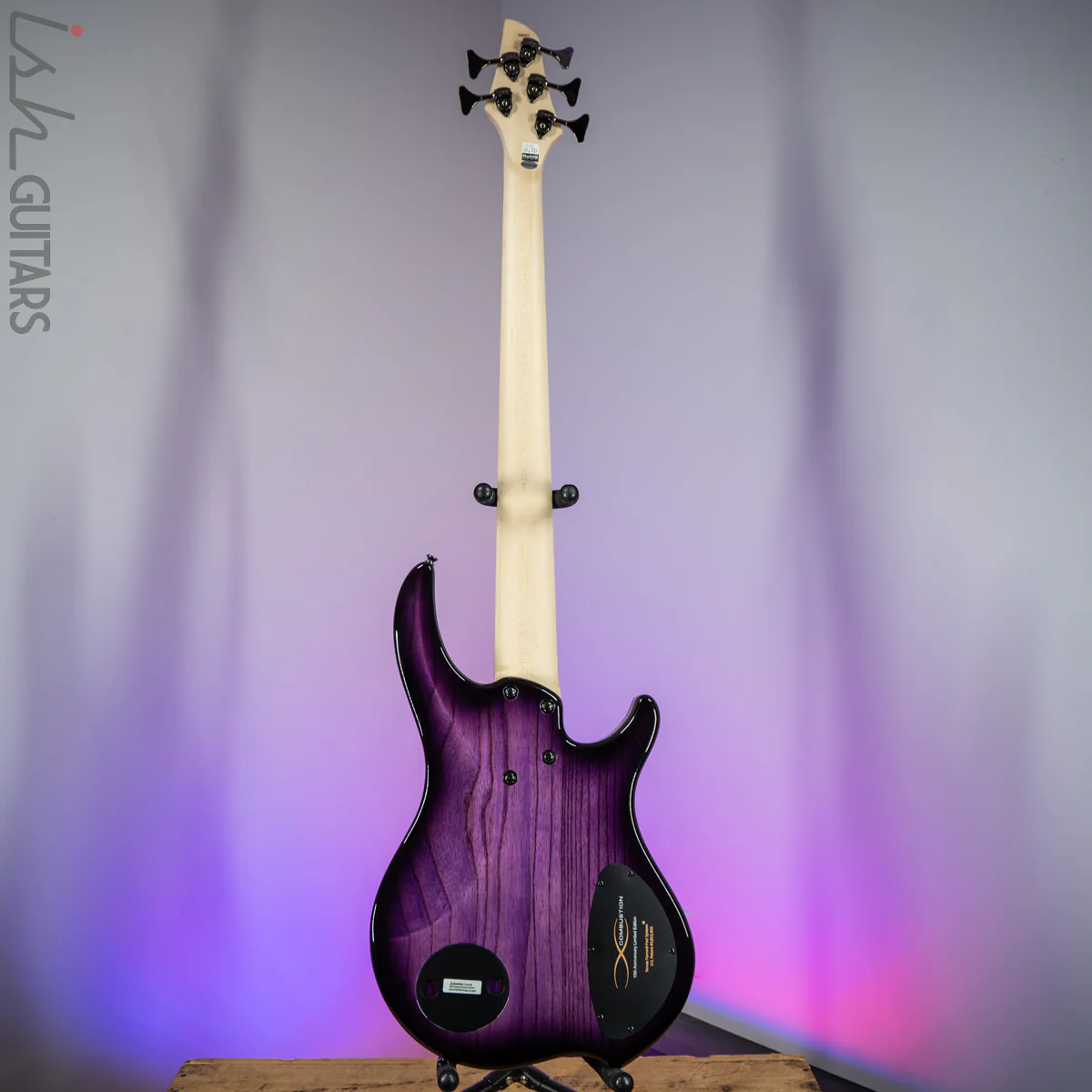 Dingwall 10th Anniversary Combustion LEFT HANDED 5-String 3 PUP Amethystburst Pau Ferro Fretboard - Image 8