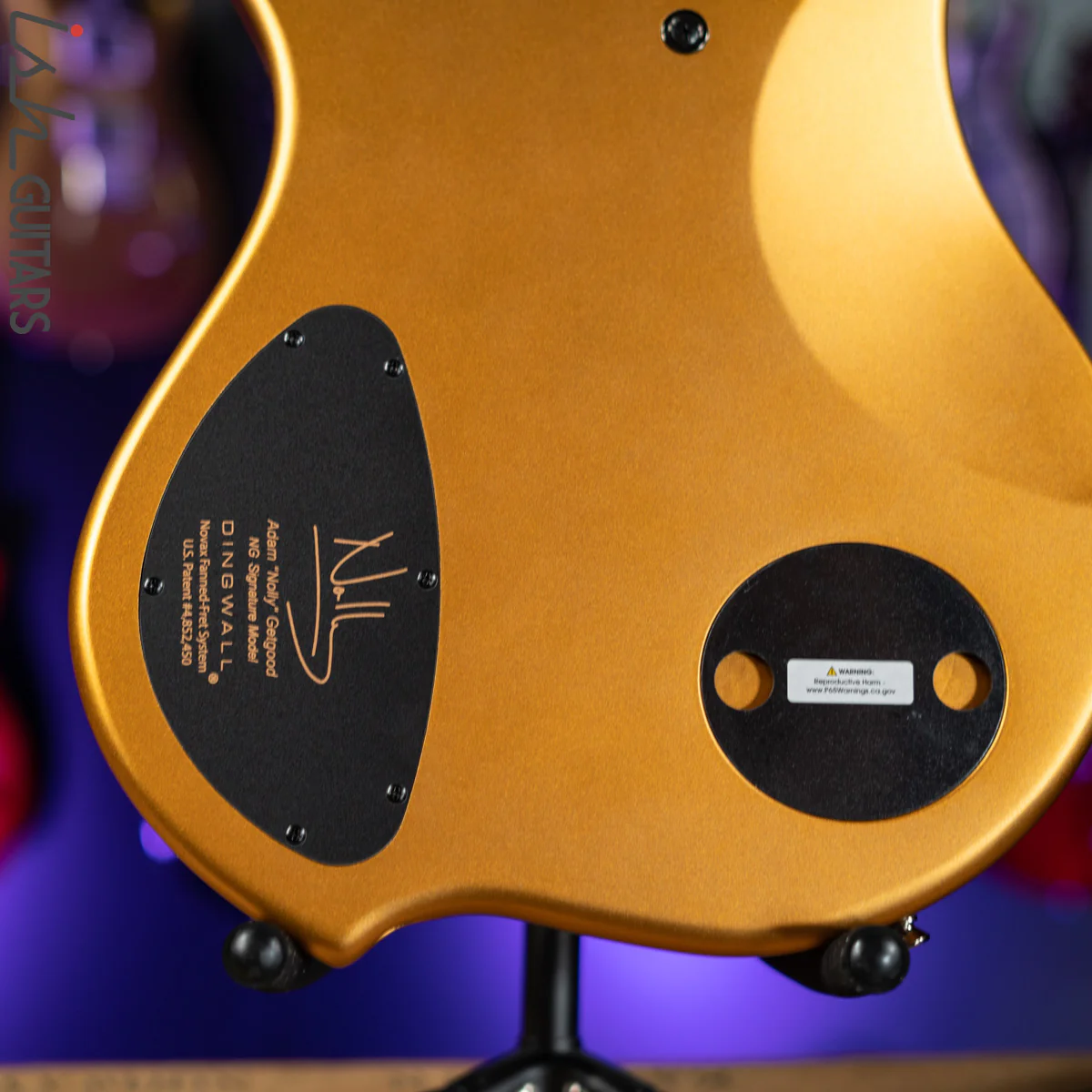 Dingwall NG-2 5-String Bass Metallic Matte Gold B-Stock - Image 9