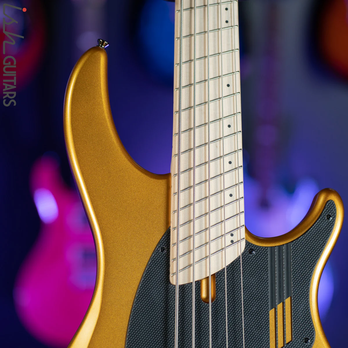 Dingwall NG-2 5-String Matte Gold Metallic Bass - Image 3