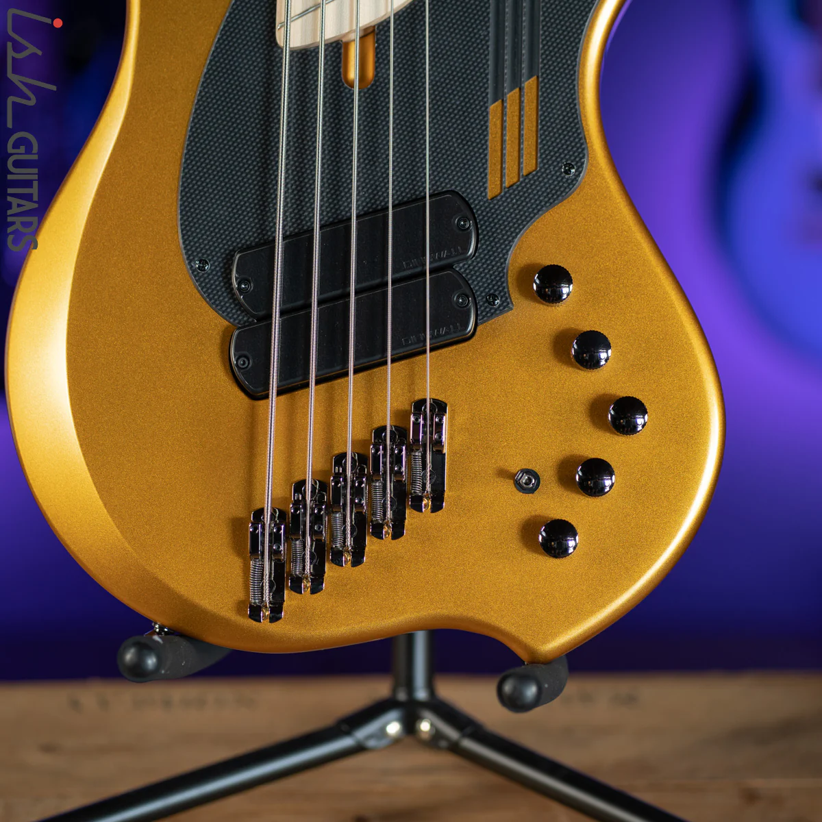 Dingwall NG-2 5-String Matte Gold Metallic Bass - Image 4