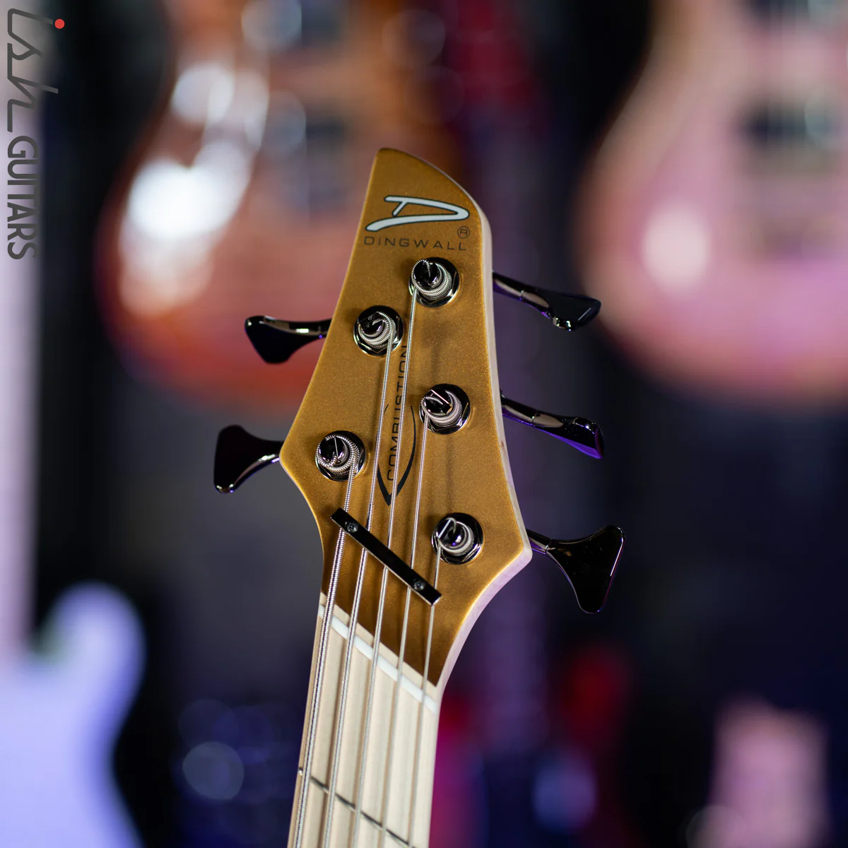 Dingwall NG-2 5-String Matte Gold Metallic Bass - Image 6