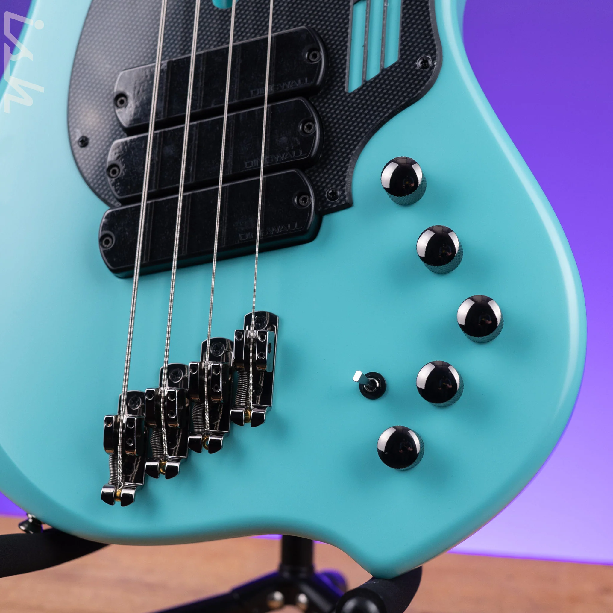 Dingwall NG-3 4-String Bass Guitar Matte Celestial Blue - Image 4