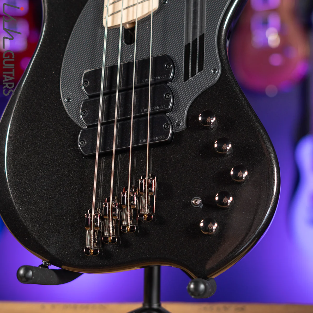 Dingwall NG-3 4-String Bass Metallic Black - Image 4
