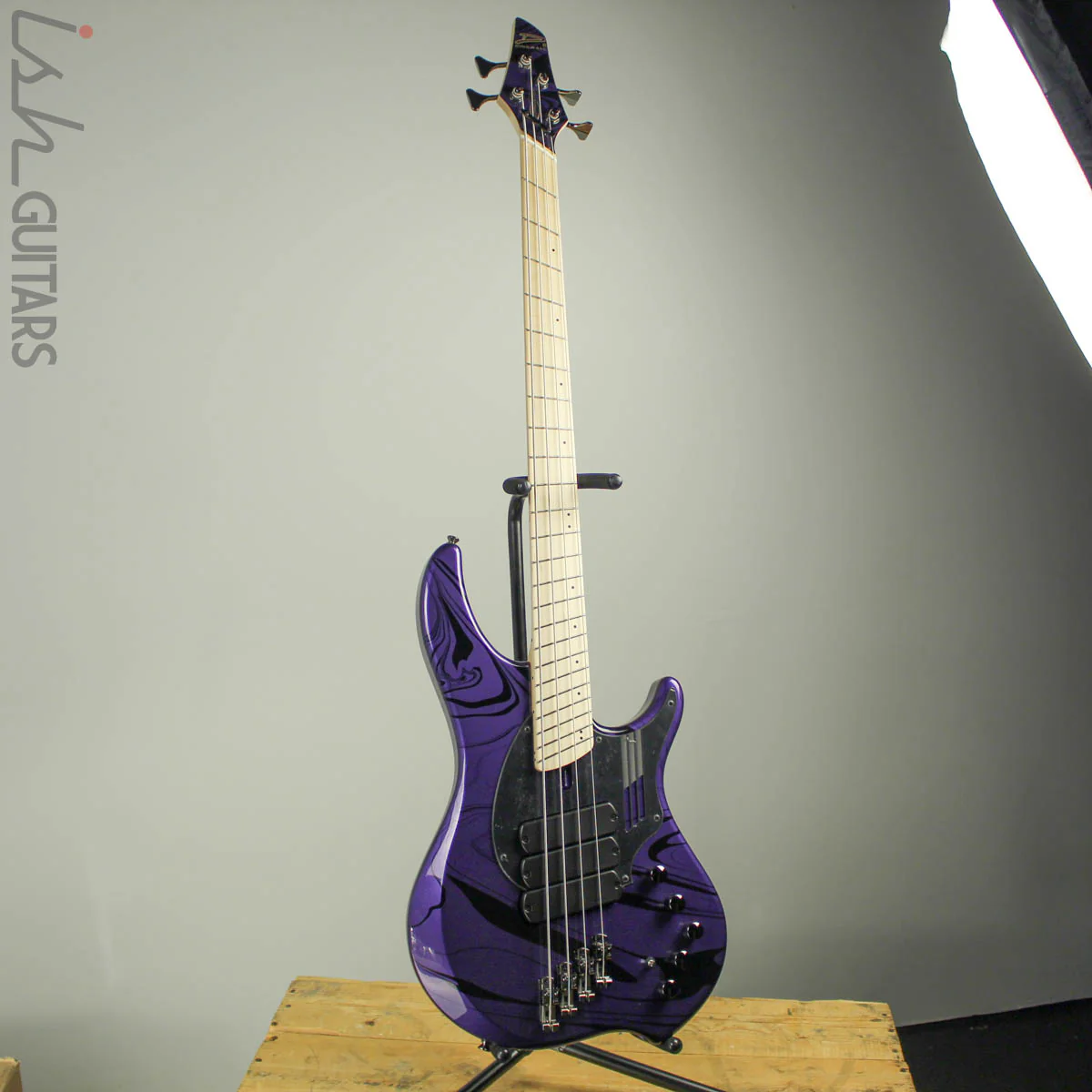 Dingwall NG-3 4-String Purple Metallic Swirl B-STOCK - Image 2