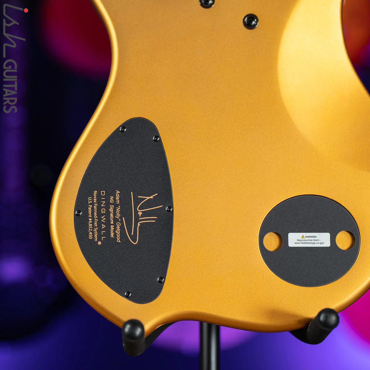 Dingwall NG-3 5-String Bass Gold Metallic Matte - Image 10