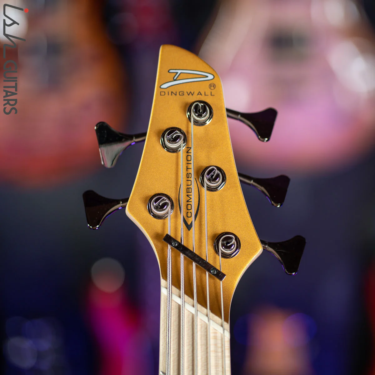 Dingwall NG-3 5-String Bass Gold Metallic Matte - Image 6