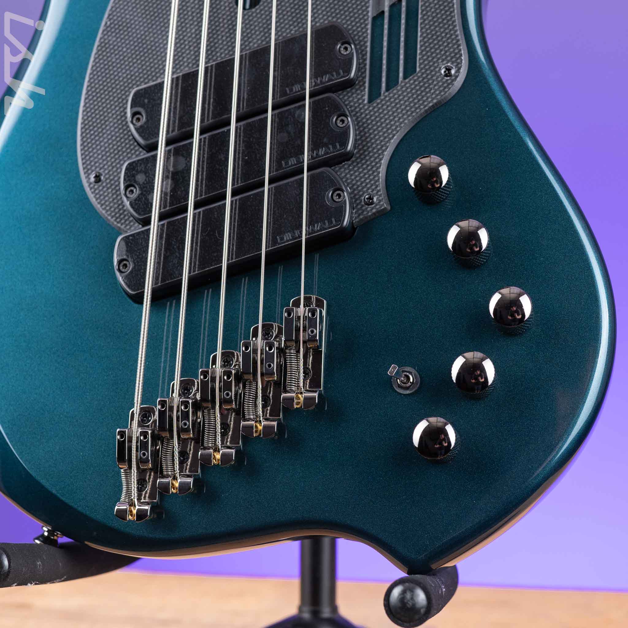 Dingwall NG-3 5-String Bass Guitar Black Forest Green - Image 4