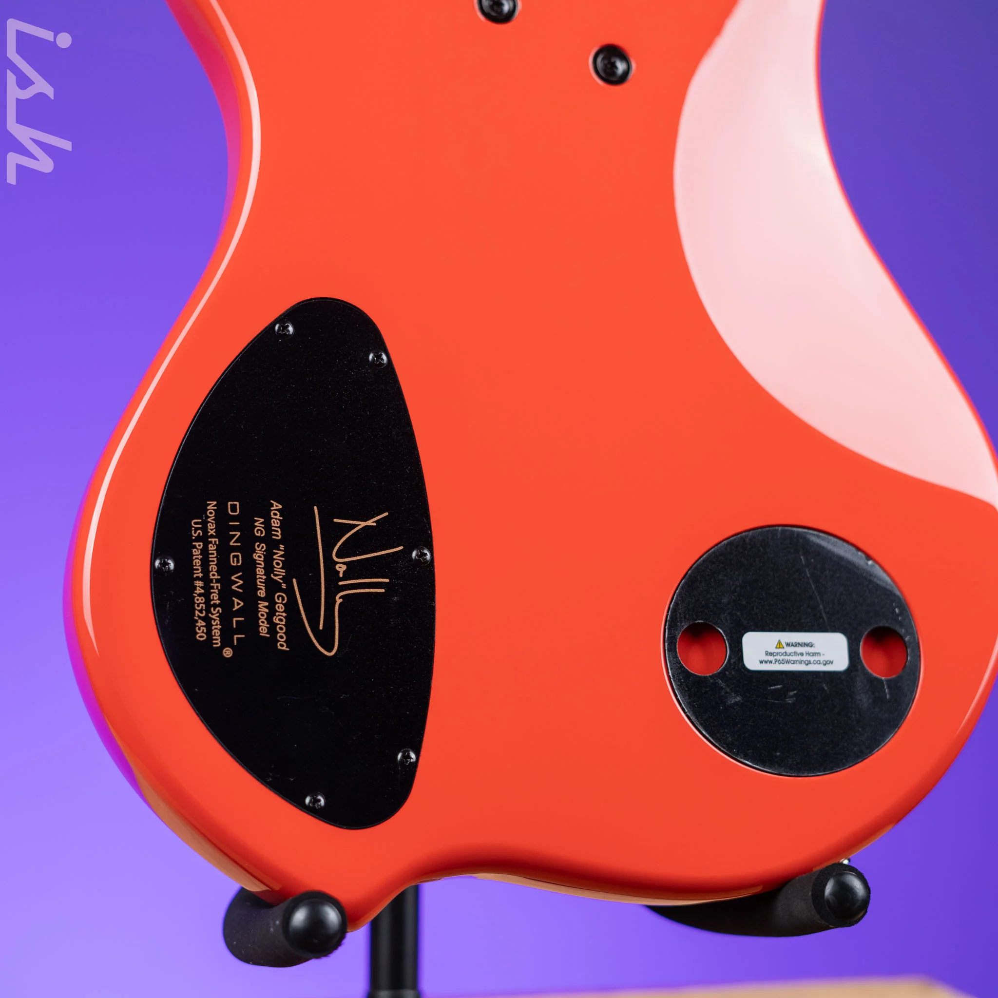 Dingwall NG-3 5-String Bass Guitar Fiesta Red - Image 9