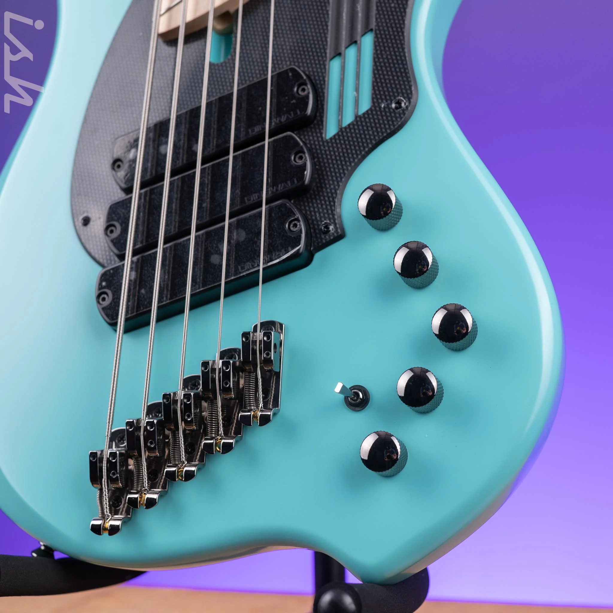 Dingwall NG-3 5-String Bass Guitar Matte Celestial Blue - Image 4