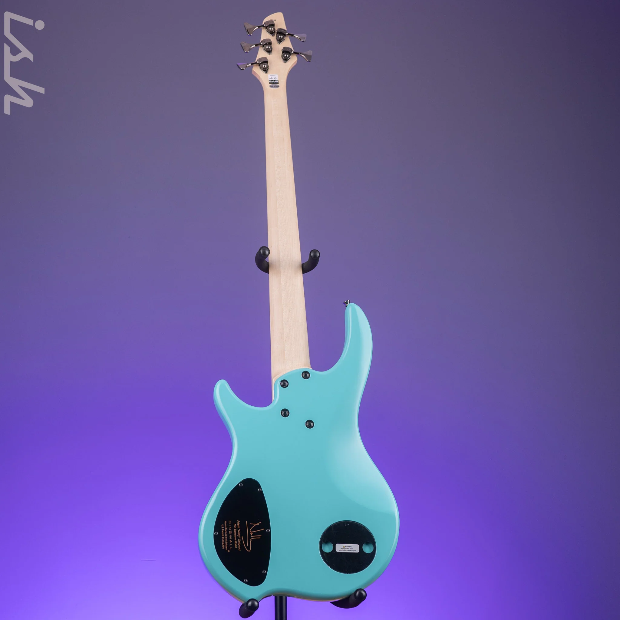 Dingwall NG-3 5-String Bass Guitar Matte Celestial Blue - Image 6