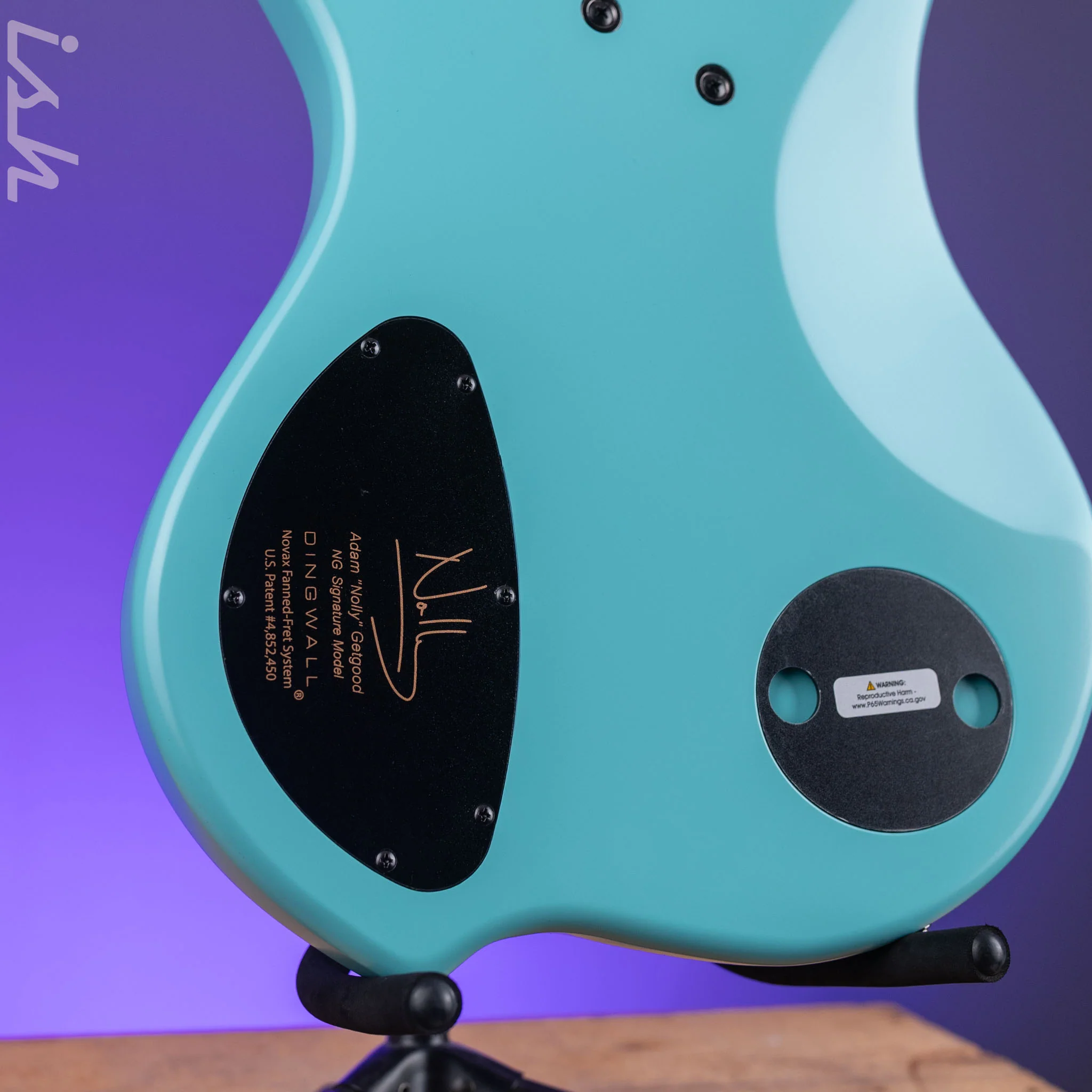 Dingwall NG-3 5-String Bass Guitar Matte Celestial Blue - Image 9
