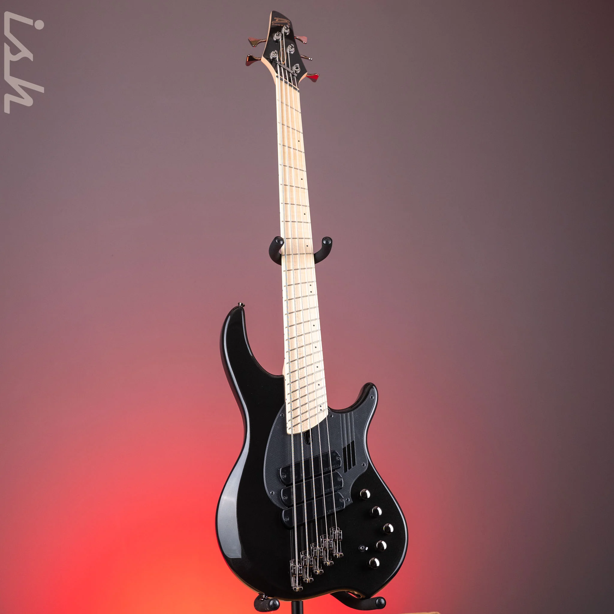 Dingwall NG-3 5-String Bass Guitar Metallic Black - Image 2