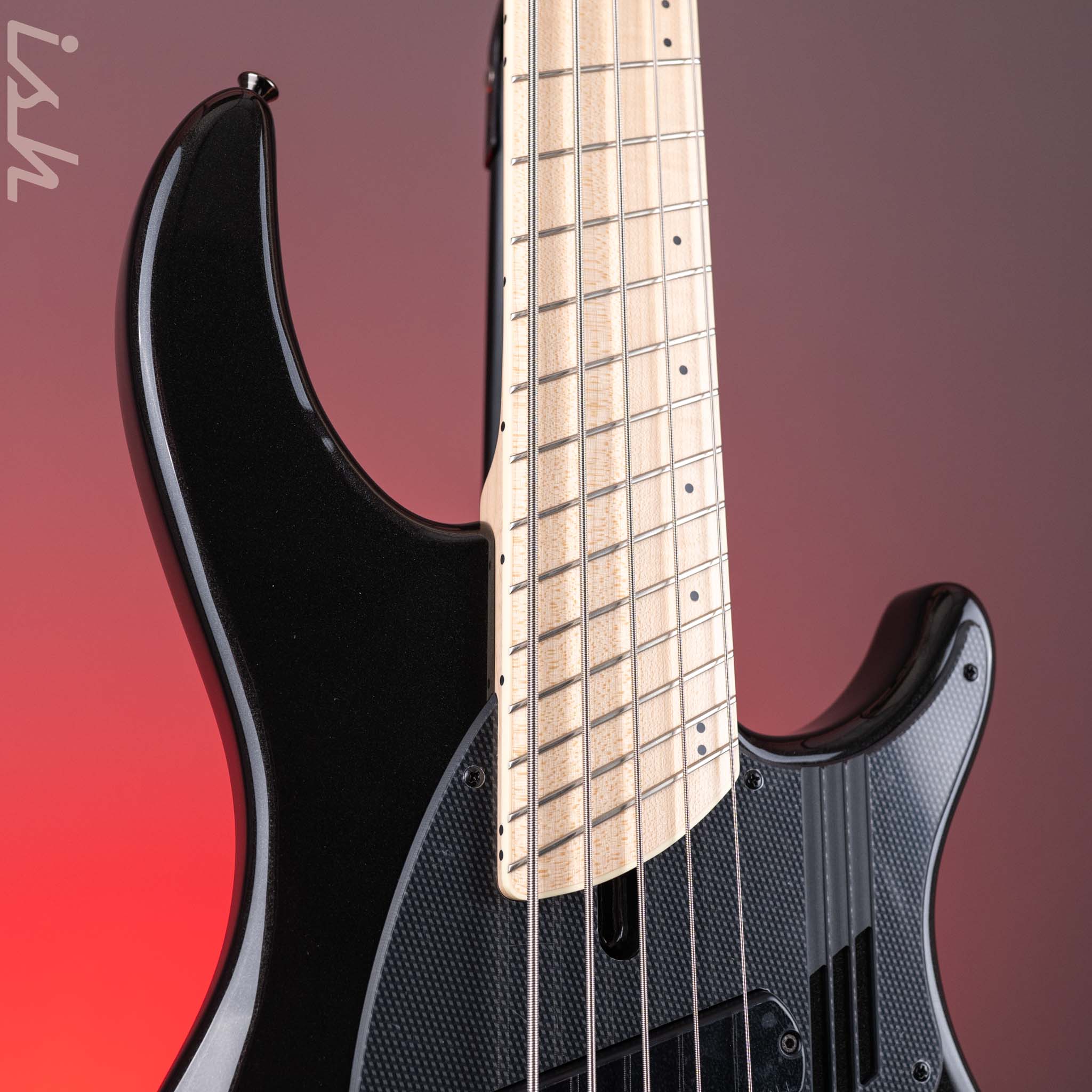 Dingwall NG-3 5-String Bass Guitar Metallic Black - Image 3
