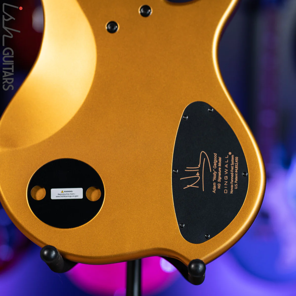 Dingwall NG-3 5-String Bass Left Handed Metallic Gold Matte - Image 10