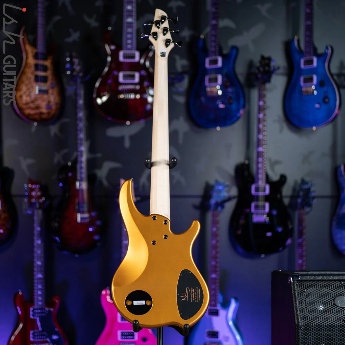 Dingwall NG-3 5-String Bass Left Handed Metallic Gold Matte - Image 7