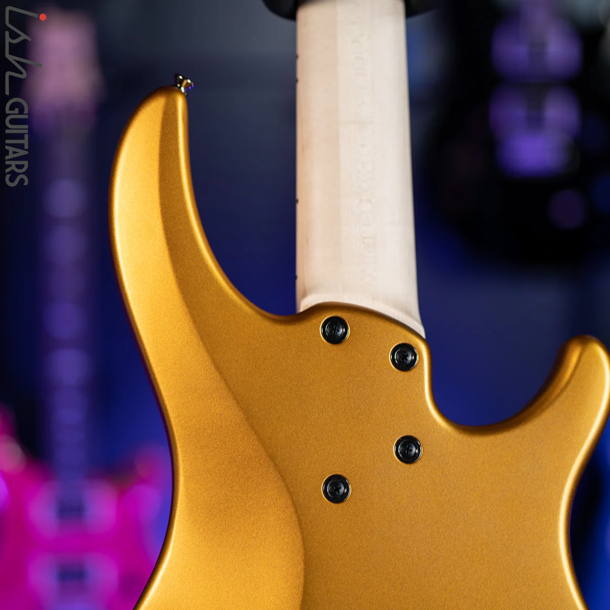 Dingwall NG-3 5-String Bass Left Handed Metallic Gold Matte - Image 9