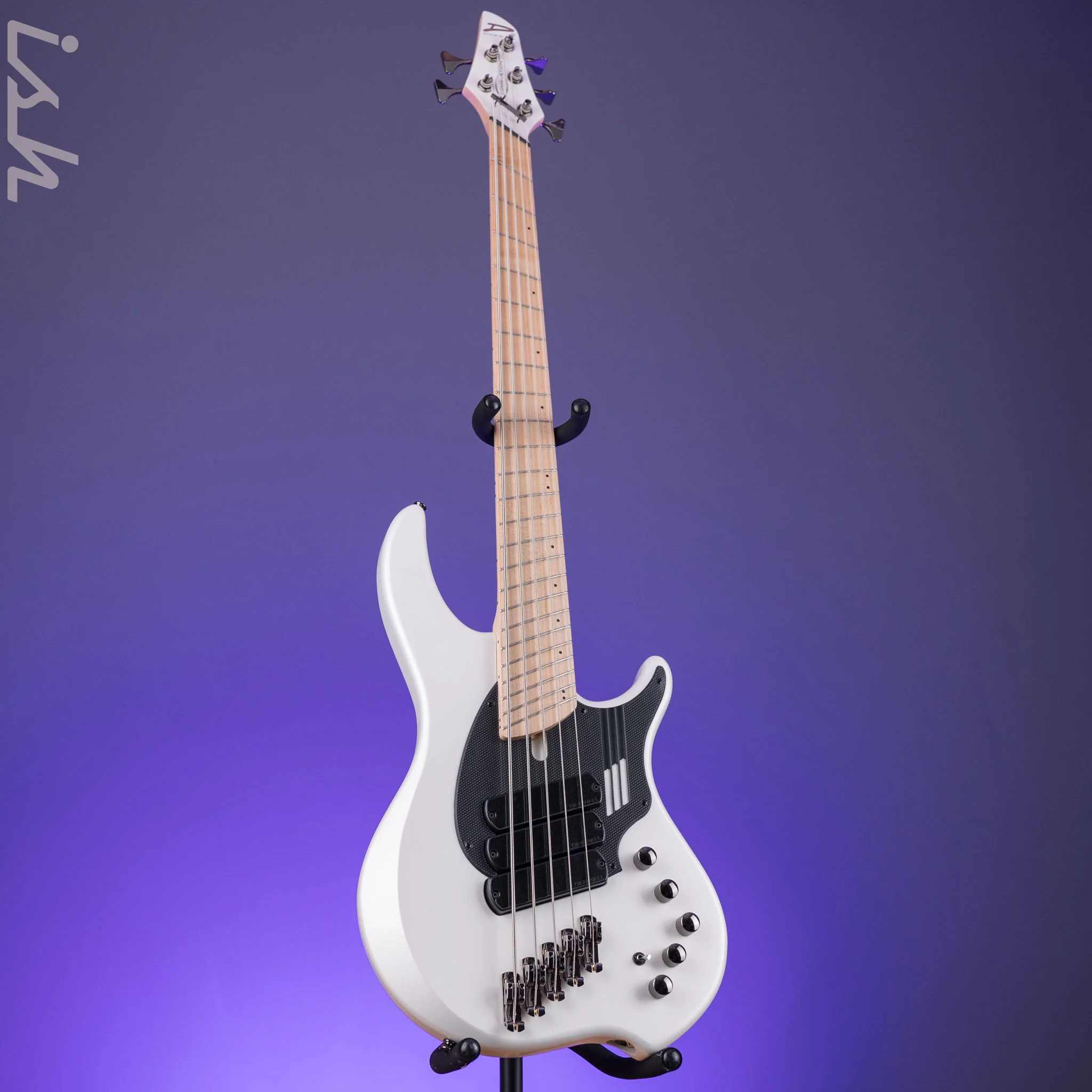 Dingwall NG-3 5-String Bass Matte Ducati Pearl White - Image 2
