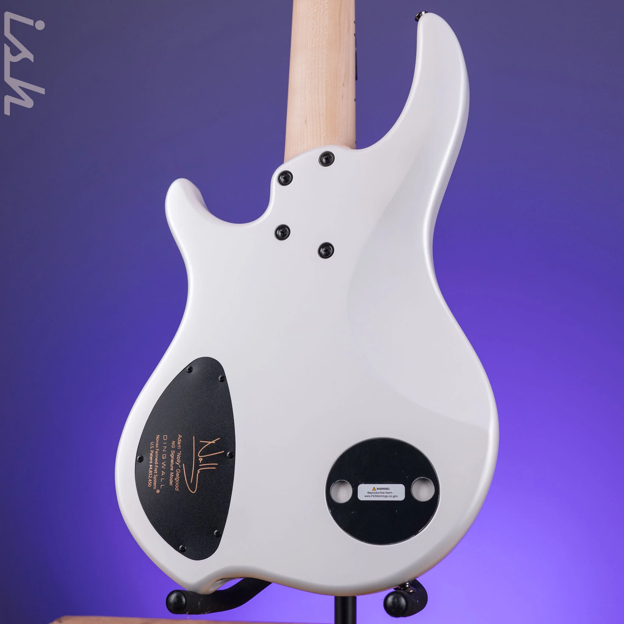 Dingwall NG-3 5-String Bass Matte Ducati Pearl White - Image 7