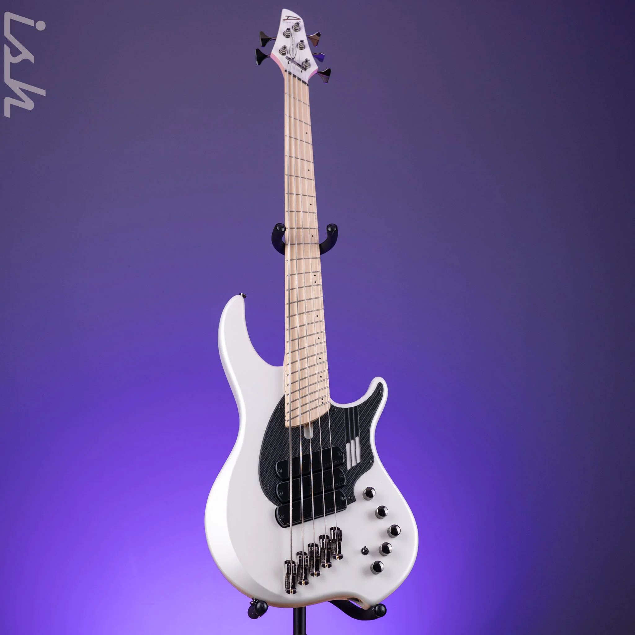 Dingwall NG-3 5-String Bass Matte Ducati Pearl White - Image 2