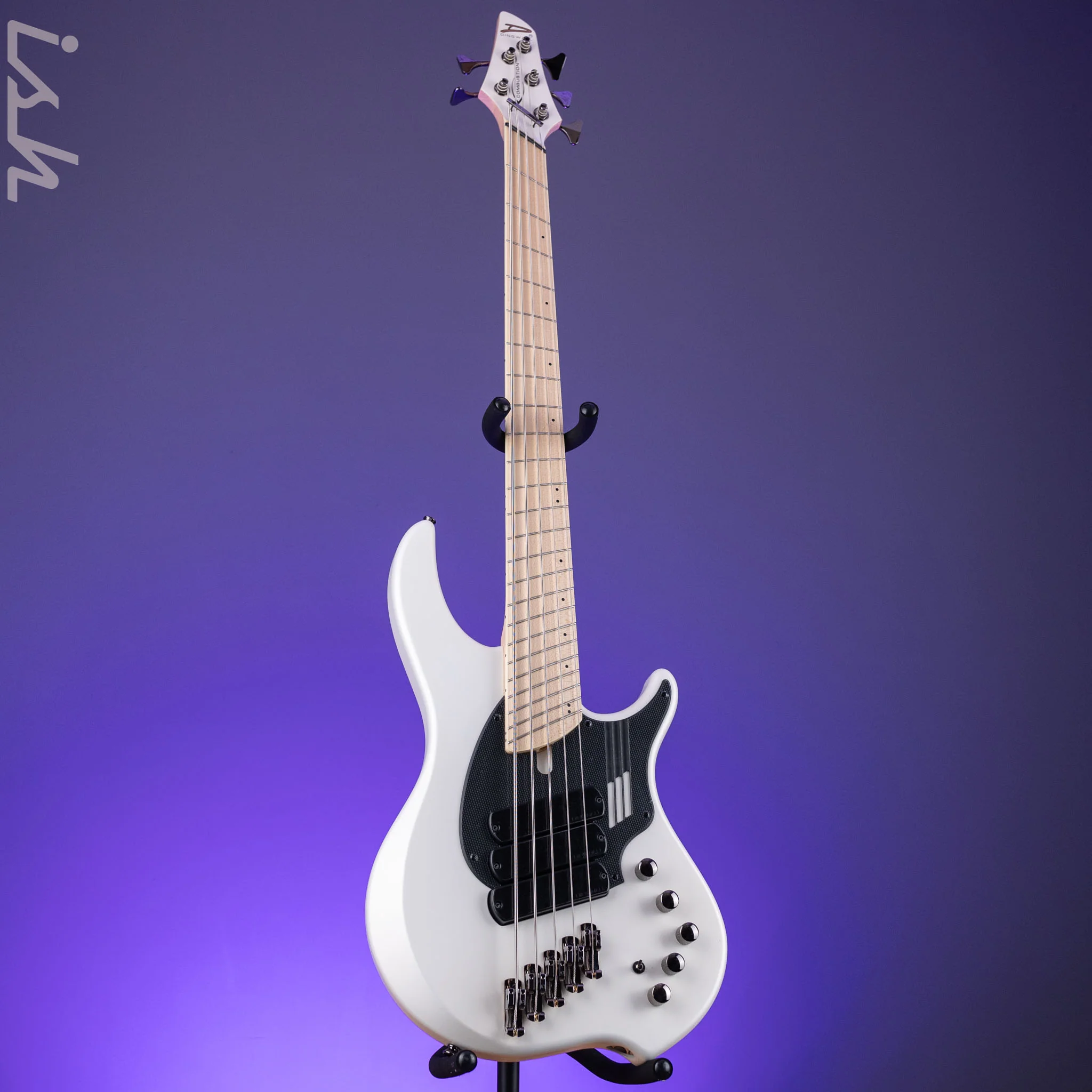 Dingwall NG-3 5-String Bass Matte Ducati Pearl White - Image 2
